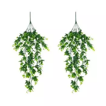 2 шт. растения и ресторан уличный искусственный уход штук/набор цветной домашний подвесной уличный искусственный внутренний зелёный