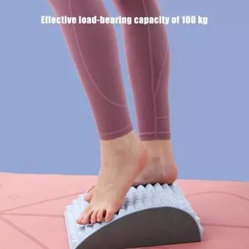 2 шт. растяжка для спины, шейный отдел позвоночника, поясница, облегчение боли, мышечная релаксация, массажная подушка EVA, подушка для растяжки шеи при грыже межпозвоночного диска и ишиасе серый