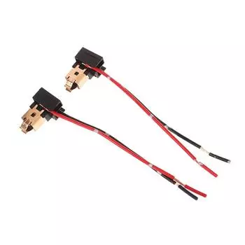 2 шт. разъем для проводки жгута проводов автомобильных аксессуаров адаптер держатели ламп медный сердечник H1 H3 12 В источник питания соединительный кабель