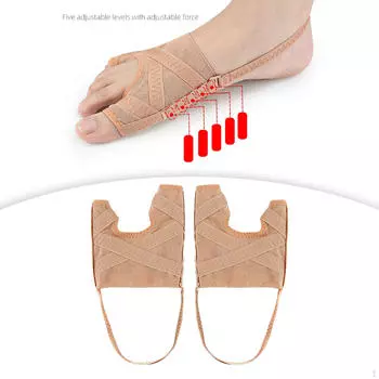 2 шт. Разделитель пальцев ног Мягкий нескользящий Облегчает боль Инверсионный корректор S