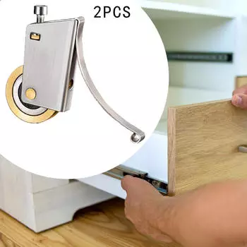 2 шт. Раздвижная дверь патио роликовый узел медное колесо фурнитура для деревянного шкафа многоцелевой Single Convex Wheel