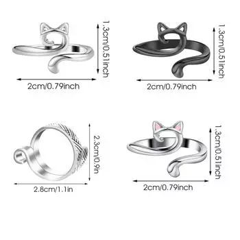 2 шт. Регулируемое кольцо для вязания крючком, направляющее кольцо для вязания пряжи, держатель для напёрстка, нитяные кольца, швейные инструменты