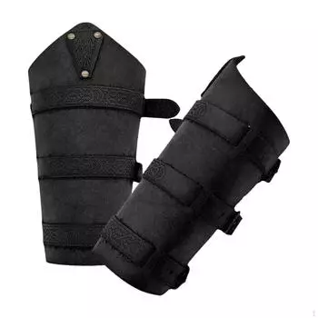 2 шт. регулируемые наручи для рук реквизит для костюма взрослых охранников фото фестиваль косплей маскарадный костюм Black