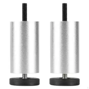 2 шт. регулируемых ножек для дивана из круглого оксида алюминия для замены ножек 6cm