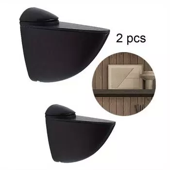 2 шт. Регулируемый держатель для стеклянной полки из цинкового сплава, скобы для домашнего обустройства, хромированный комплект, скобы для поддержки ванной комнаты, держатель для полок