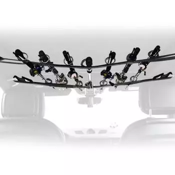 2 шт. регулируемый держатель для удочки в транспортном средстве, держатель для удочки, стойка для хранения для длительных путешествий и рыбалки чёрный