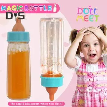 2 шт. реквизит кукла бутылка игрушка набор странный сок молоко исчезающая игрушка кукла бутылка исчезающие бутылки легкая игра подарок для родителей 2pcs