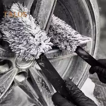 2 шт. ремень для чистки автомобильных колес износостойкий многоразовый легкий многофункциональный инструмент для чистки автомобиля зелёный