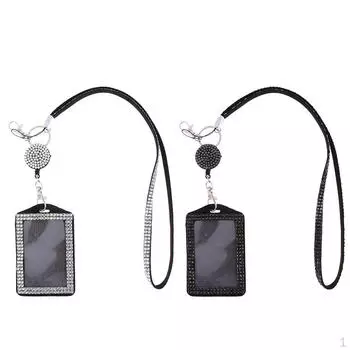 2 шт. ремешок со стразами и выдвижной катушкой