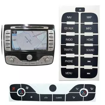 2 шт., ремонтные наклейки, кнопки, автомобильные аксессуары