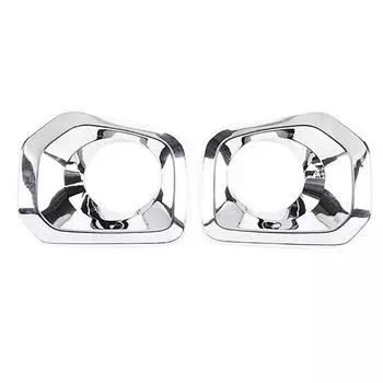 2 шт., решетка переднего бампера, противотуманная фара, хромированная накладка для Toyota Tacoma 2016-2023