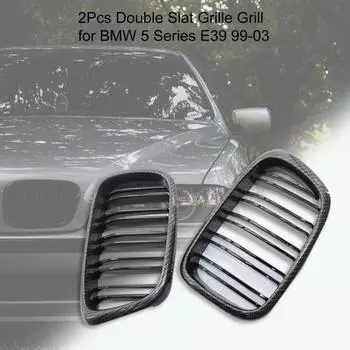2 шт. решетка с двойной планкой 51137005837 51137005838 для BMW 5 серии