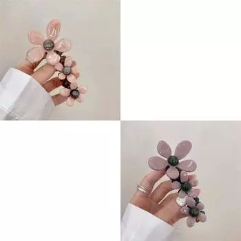 2 шт. Резинки-спирали для хвостиков, спиральные резинки, резинки для волос, новые эластичные резинки для волос, женские B