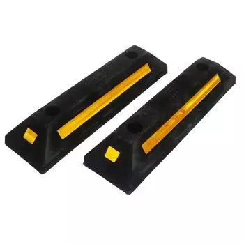 2 шт. резиновый парковочный стопор для гаража, усиленный парковочный помощник в гараже, стопор колеса, парковочный стопор, парковочный столб, выравниватель колес 494x134x86mm