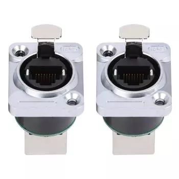 2 шт. RJ45 угловой разъем огнестойкий изоляционный материал YTRJ45 авиационный штекер