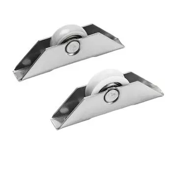 2 шт. роликовый ролик для двери, окна, подшипник из нержавеющей стали, роликовый ролик для раздвижных колес для дверей шкафа, фурнитура для шкива Concave interior