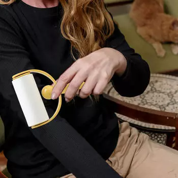 2 шт. роликовый щетка для удаления шерсти у собак ручная щетка с ручками многоразовая для одежды дивана кошки зелёный