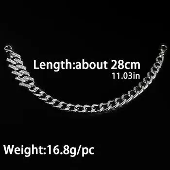 2 шт. роскошные блестящие кисточки цепочки для обуви украшения сапоги Martin парусиновые туфли пряжки толстые цепи аксессуары для обуви