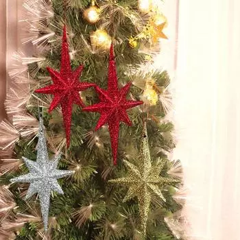 2 шт. Рождественская елка, праздничные атрибуты, креативные стереоскопические декоративные подвески в форме звезды своими руками