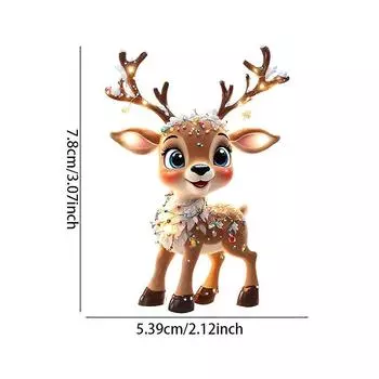 2 шт. Рождественские мультяшные машинки подвески Веселые рождественские украшения елочные украшения