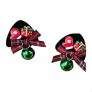 2 шт. рождественские заколки для волос для взрослых, шпильки для костюмированных выступлений на сцене Snowman
