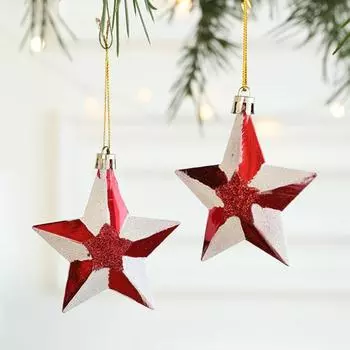 Yousheng 2 шт. рождественская подвеска изысканный гриб пончик Санта-Клаус форма рождественской елки подвесное украшение для праздничного украшения L