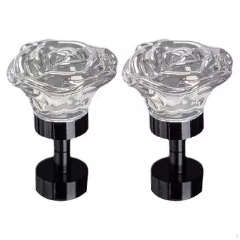 2 шт. Розовые ручки для ящиков, мебельная дверь, элегантный прочный подарочный шкаф для одежды Transparent