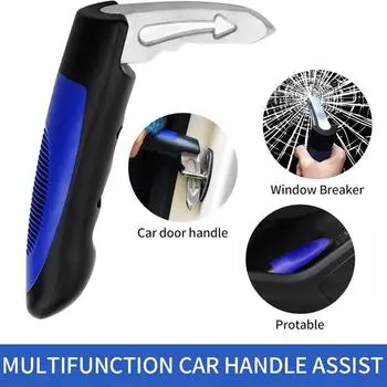 2 шт. Ручка помощи для двери автомобиля 2 в 1 многофункциональная ручка для поддержки автомобиля, разбиватель окон, портативная автомобильная ручка помощи