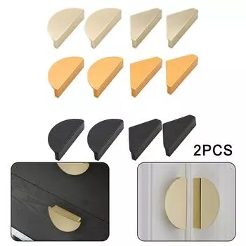 2 шт. ручки 80 мм x 37 мм x 20 мм латунная Золотая дверь шкафа