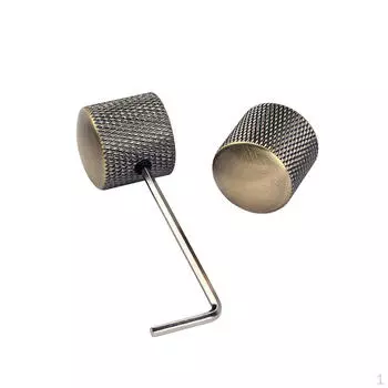 2 шт. ручки гитарного потенциометра с шестигранным ключом для запасных частей для гитары/баса