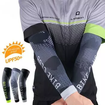 2 шт., рукава для занятий спортом на открытом воздухе, ледяной шелк, защита от солнца, налокотник, чехол для езды на велосипеде, бега, рыбалки, вождения, крутые анти-УФ-рукава M