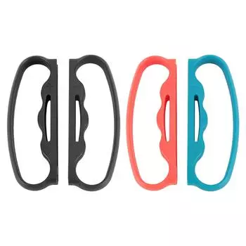 2 шт. рукоятка для фитнеса, бокса с ремнями на запястье, улучшают игровой опыт, застежка для игр в бокс Black+Black