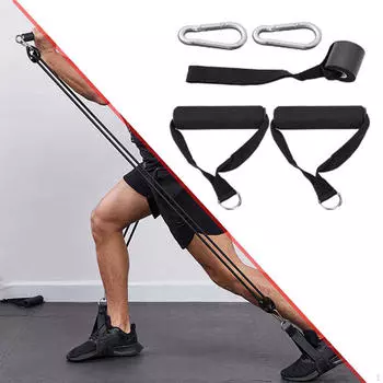 2 шт. Рукоятки для упражнений в спортзале, противоскользящие аксессуары, прочные насадки для тросовых тренажеров