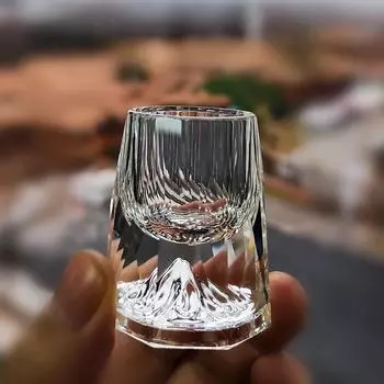 2 шт. рюмки из золотой фольги 15 мл S-стекло креативное хрустальное стекло высококачественная чашка с алмазной огранкой маленькая посуда для напитков роскошный подарок 15ml