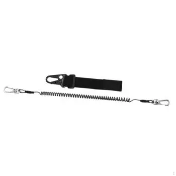 2 шт. рыболовный шнур удочка страховочный трос снасти инструменты безопасная веревка втягивающаяся стальная проволока спиральная