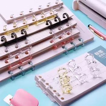 2 шт., с 3 отверстиями, переплетные кольца, пружинное спиральное кольцо, переплетное кольцо на 360 градусов, переворачивающаяся полоска, пряжка, зажим, школьные принадлежности, канцелярские принадлежности синий