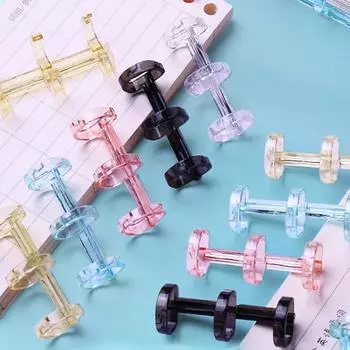 2 шт., с 3 отверстиями, переплетные кольца, пружинное спиральное кольцо, переплетное кольцо на 360 градусов, переворачивающаяся полоска, пряжка, зажим, школьные принадлежности, канцелярские принадлежности синий