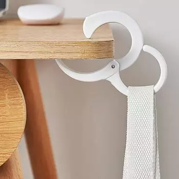 2 шт. S-образный крючок карточного типа белый