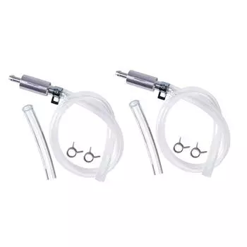 2 шт. с зажимами Гидравлический прокачной штуцер для тормозной жидкости Прокачка гидравлической системы