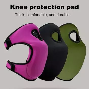 2 шт. садовые наколенники пенопластовые наколенники с липучками на коленях темно-зеленого