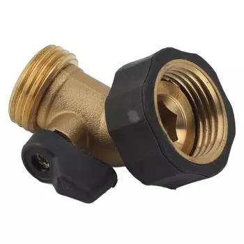 2 шт. садовый шланг запорный клапан латунный 45 углов изгиб гибкий контроль S-образный соединитель для шланга для полива автомобиля мойка