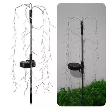 2 шт. садовый солнечный светильник IP65 водонепроницаемый с автоматической зарядкой, энергосберегающий солнечный садовый двор, декоративные светильники для внутреннего и наружного украшения