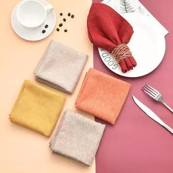 2 шт. салфетка для стола, мягкая на ощупь, без усадки, складная, современная, нежная текстура, салфетка для ужина для обеда зелёный