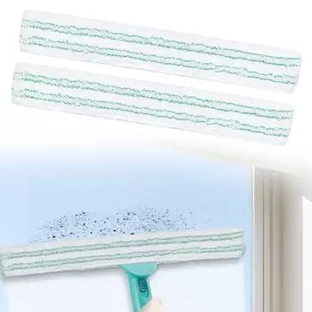 2 шт. Салфетки из микрофибры для влажной и сухой уборки окон Leifheit XL Сменные салфетки из микрофибры Аксессуары для швабры Салфетка для швабры CHINA