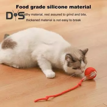 2 шт. Самокатящиеся игрушки для кошек, устойчивые к жеванию, автоматически движущиеся шарики, активируемые движением, интерактивные катящиеся шарики для больших и маленьких собак и кошек 2pcs C