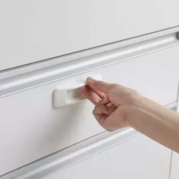 2 шт. самоклеящиеся дверные ручки, простая установка, прочная ручка, многофункциональные дверные ручки для холодильников, шкафов, окон белый