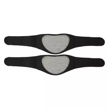 2 шт. Самонагревающиеся шейные повязки Магнитная терапия шейные повязки Снимающие боль Черные повязки