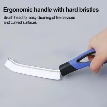 2 шт., щетка для чистки щелей с жесткой щетиной и нескользящей ручкой, многофункциональная щетка для очистки окон автомобиля в узких местах, инструмент для чистки зазоров Sets