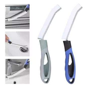 2 шт., щетка для чистки щелей с жесткой щетиной и нескользящей ручкой, многофункциональная щетка для очистки окон автомобиля в узких местах, инструмент для чистки зазоров Sets