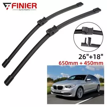 2 шт. щетки стеклоочистителя для BMW 5 серии F07 F10 F11 2011-2016 26 18 подходят для переднего лобового стекла, щетки для окон, резак, аксессуары 2014 2015 2016